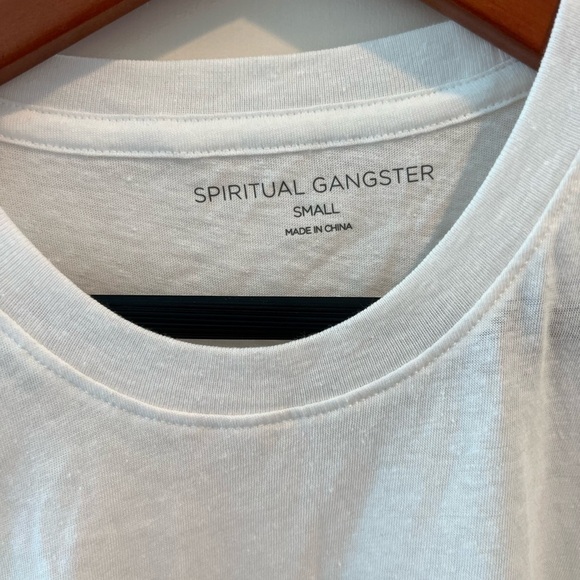 SPIRITUAL GANGSTER Peace Graphic Crop Tank Top - Picture 9 of 16